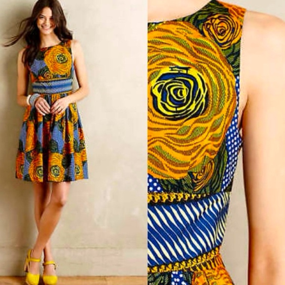 Women’s size 6 cotton dress - Mille Collines for Anthropologie